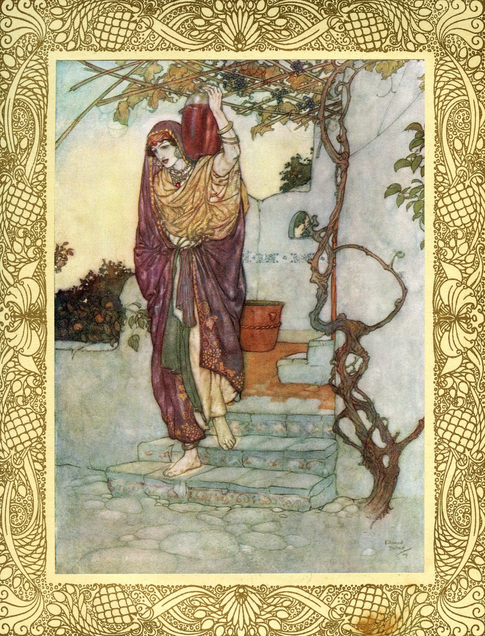 Omar Khayyam Rubaiyat-ja Edmund Dulac illusztrálásával alkotó: Edmund Dulac