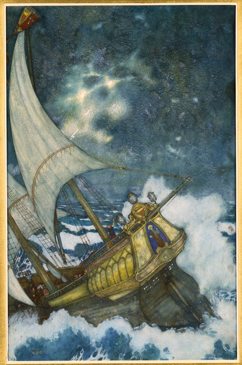 A roncs, a "Vihar"-ból alkotó: Edmund Dulac