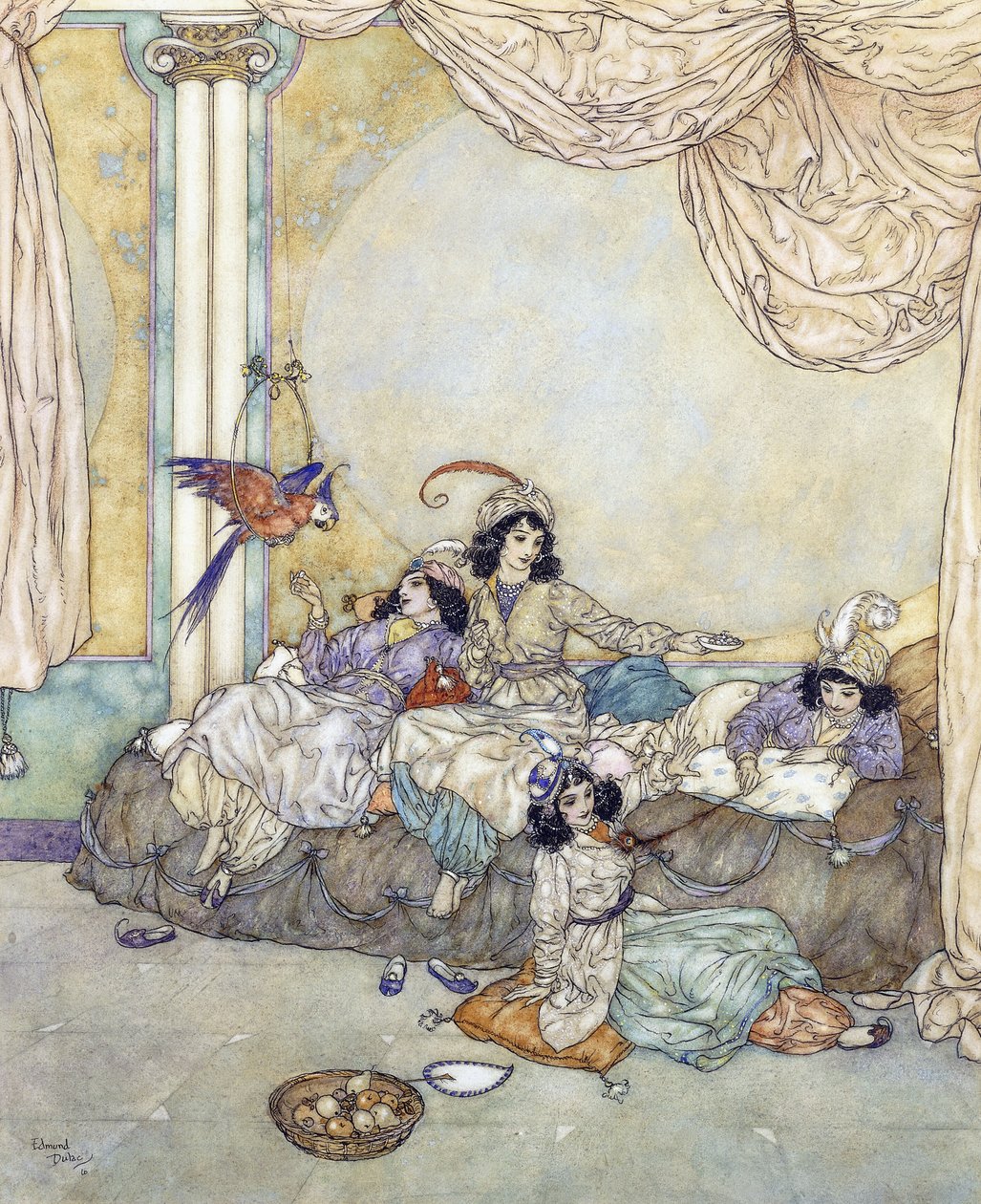 Időveszteség nélkül lerohanták a házat alkotó: Edmund Dulac