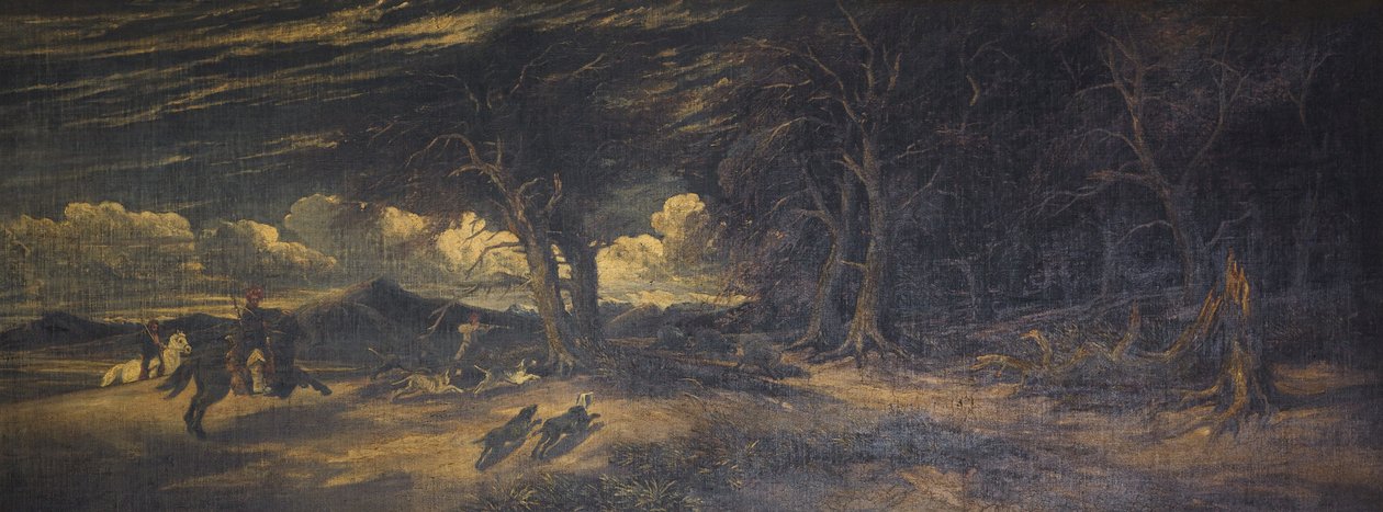 Vaddisznóvadászat a lyciai Xanthusban, 1845 körül (olaj, vászon) alkotó: Edmund G. Muller