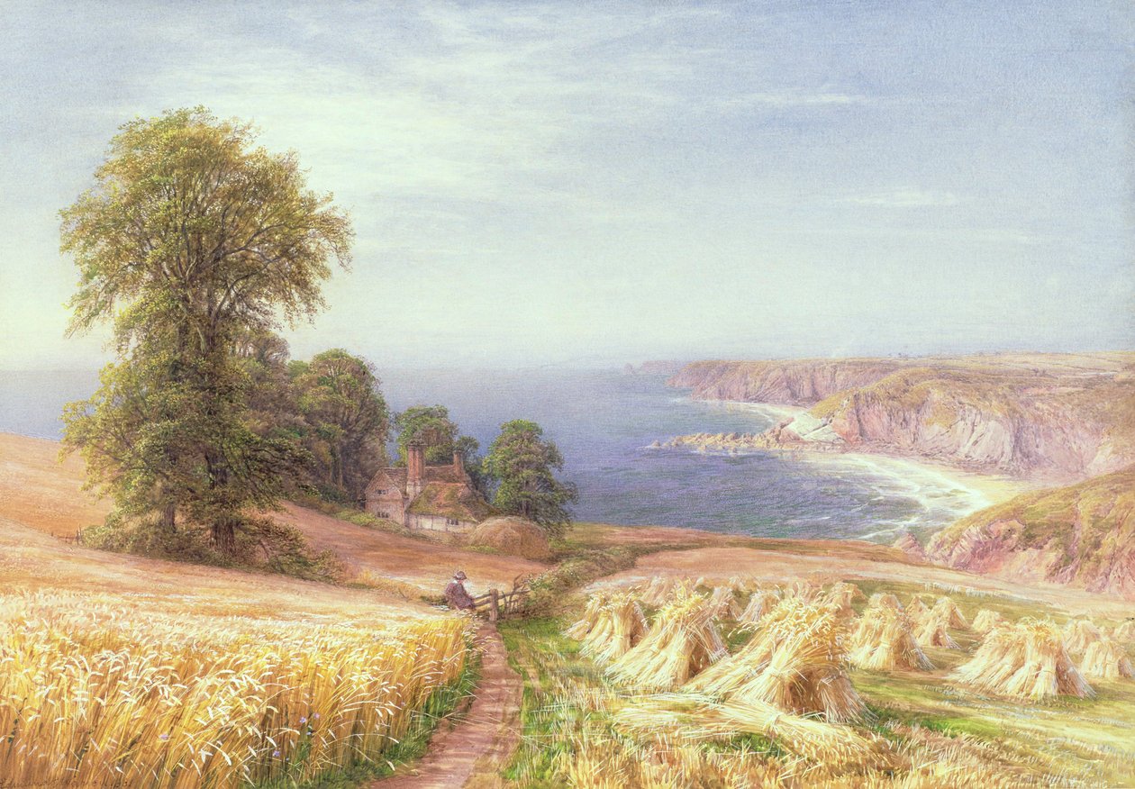 Betakarítási idő a tenger mellett, 1881 alkotó: Edmund George Warren