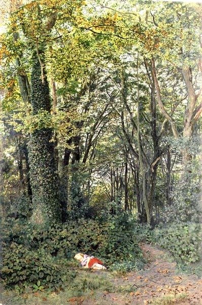 Elveszett az erdőben alkotó: Edmund George Warren