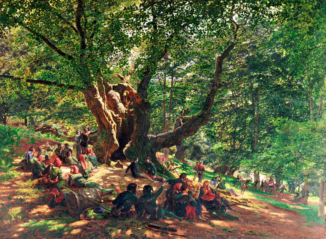 Robin Hood és vidám emberei, 1859 alkotó: Edmund George Warren
