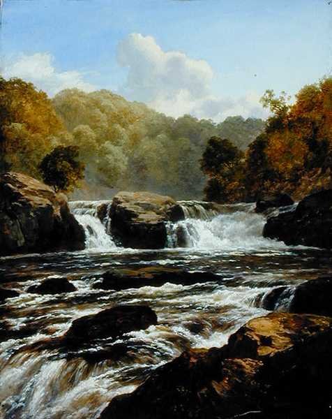 Falls on the Clyde, Bonnington Lynn alkotó: Edmund Gill