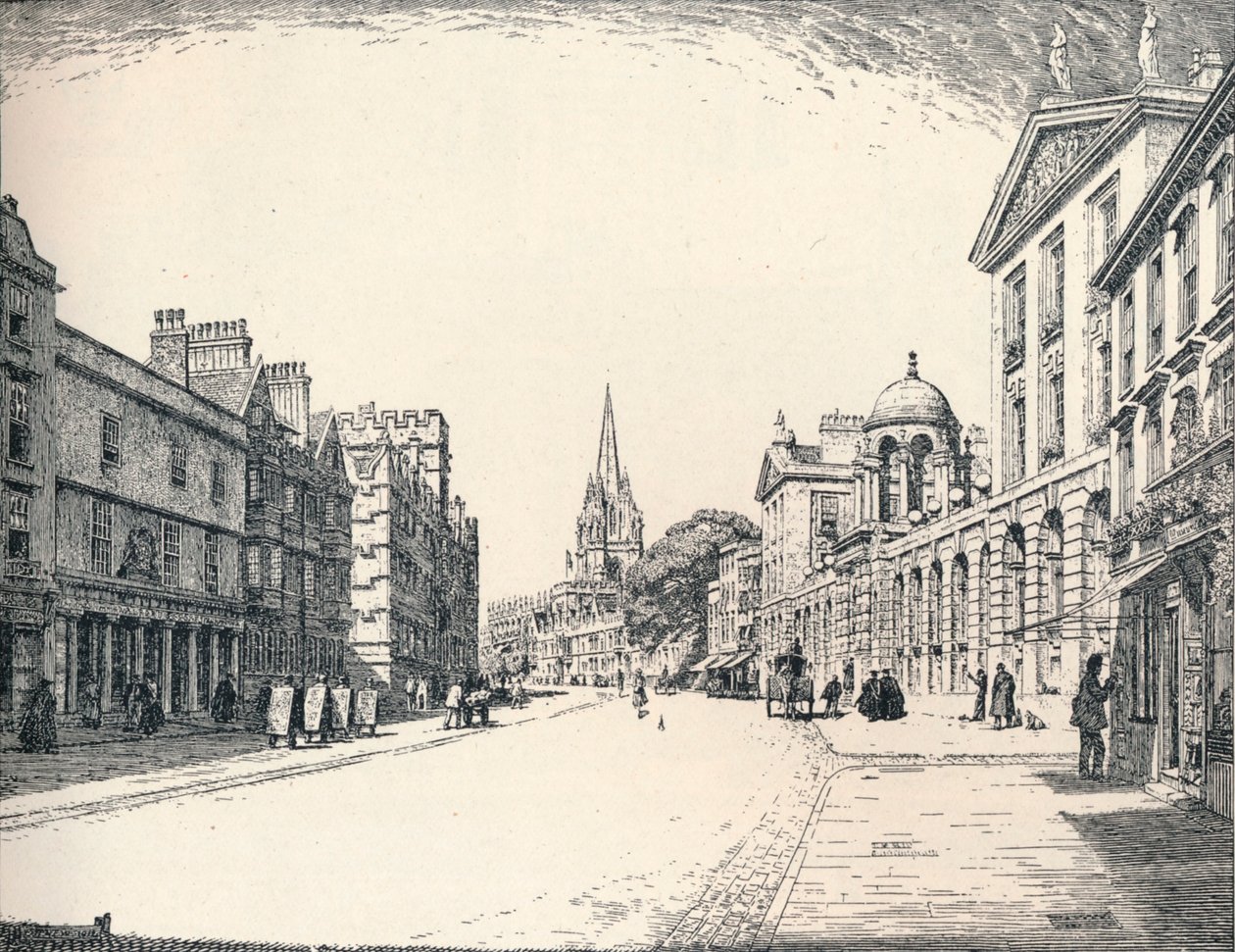 High Street, Oxford, 1905 alkotó: Edmund Hort New