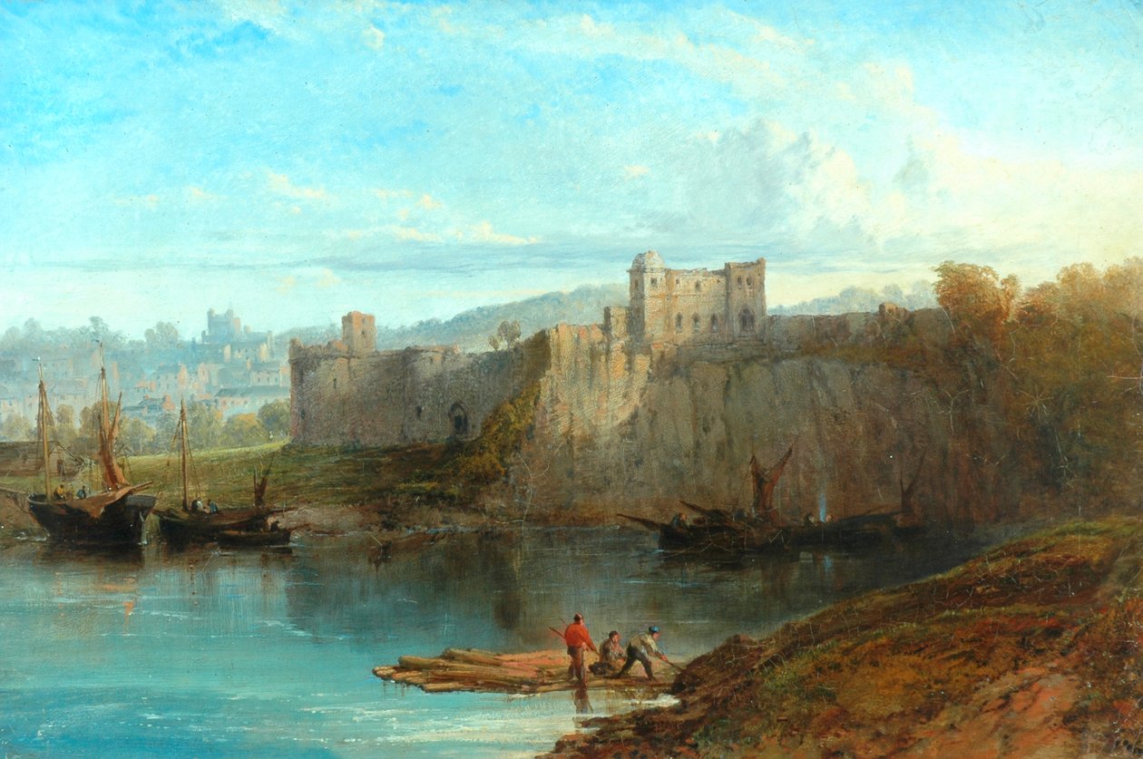 Chepstow Castle On The Wye, 1872 alkotó: Edmund John Niemann