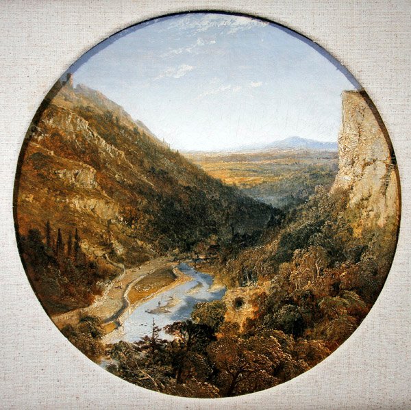 Matlock Vale a Tor-ból, Derbyshire (olaj, vászon) alkotó: Edmund John Niemann