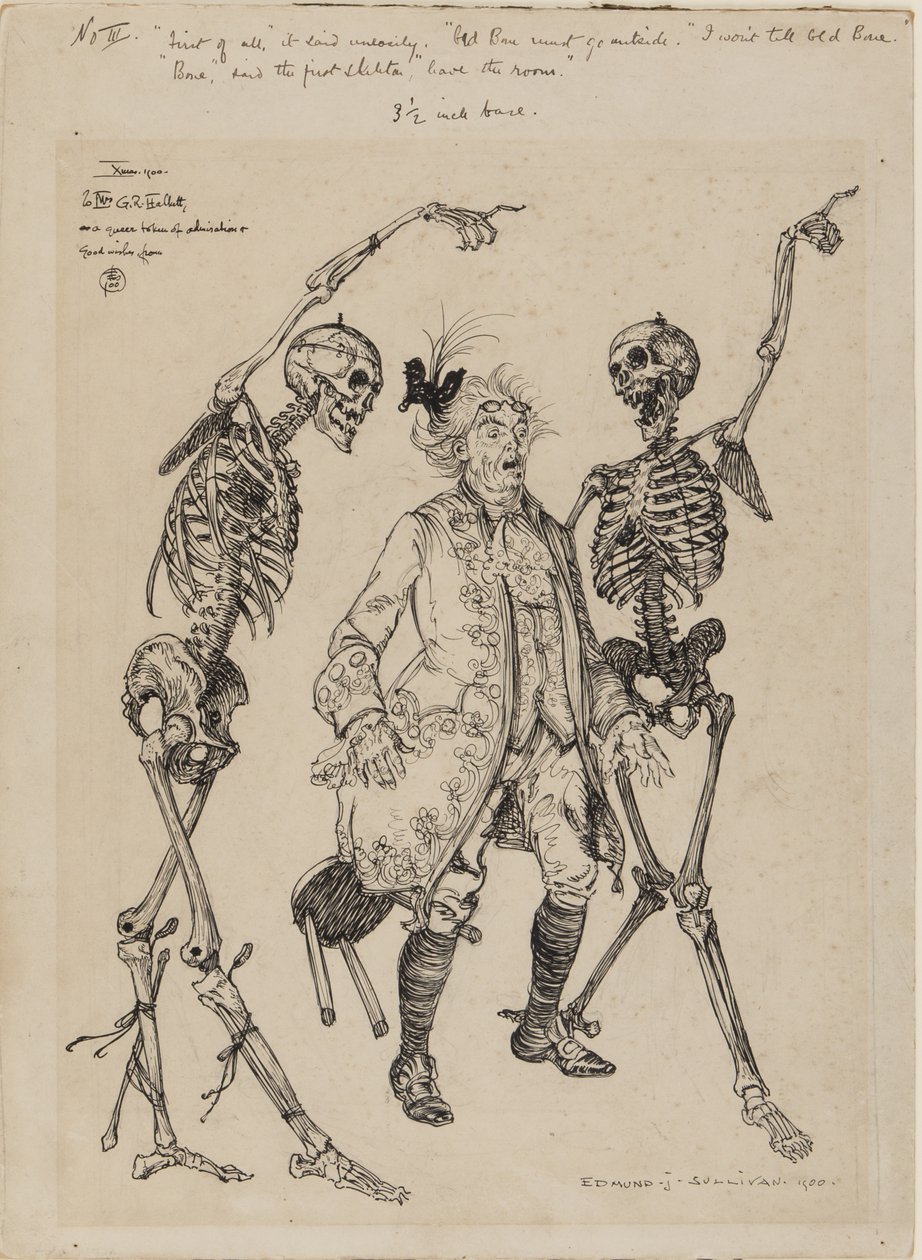 Az Old Bonesnak ki kell mennie…, 1900 alkotó: Edmund Joseph Sullivan