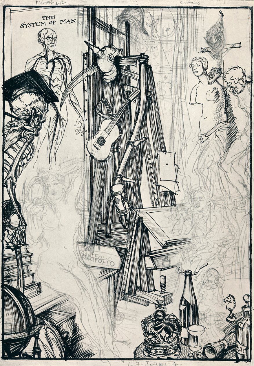 A karikaturista – IV. szakasz, 1920 alkotó: Edmund Joseph Sullivan