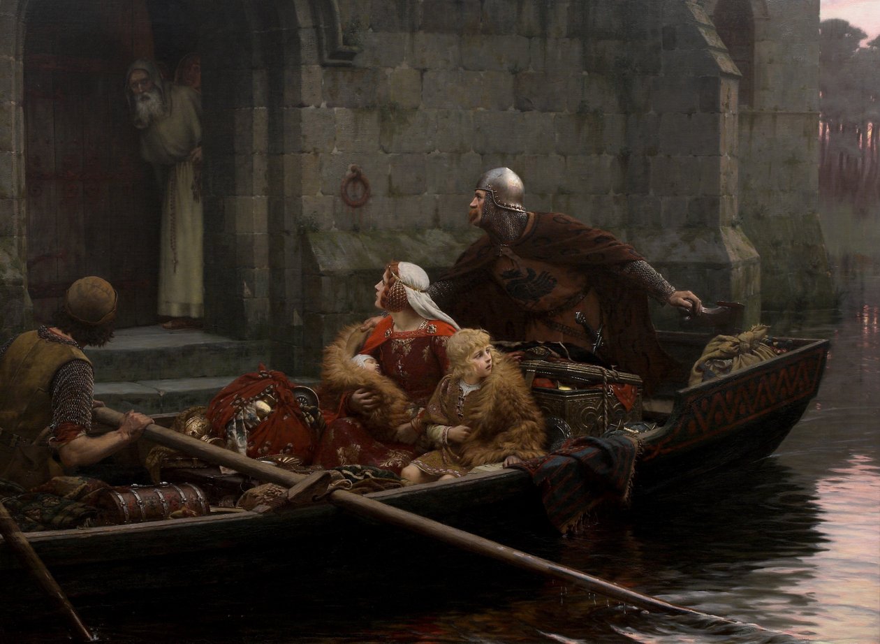 A veszély idején alkotó: Edmund Leighton