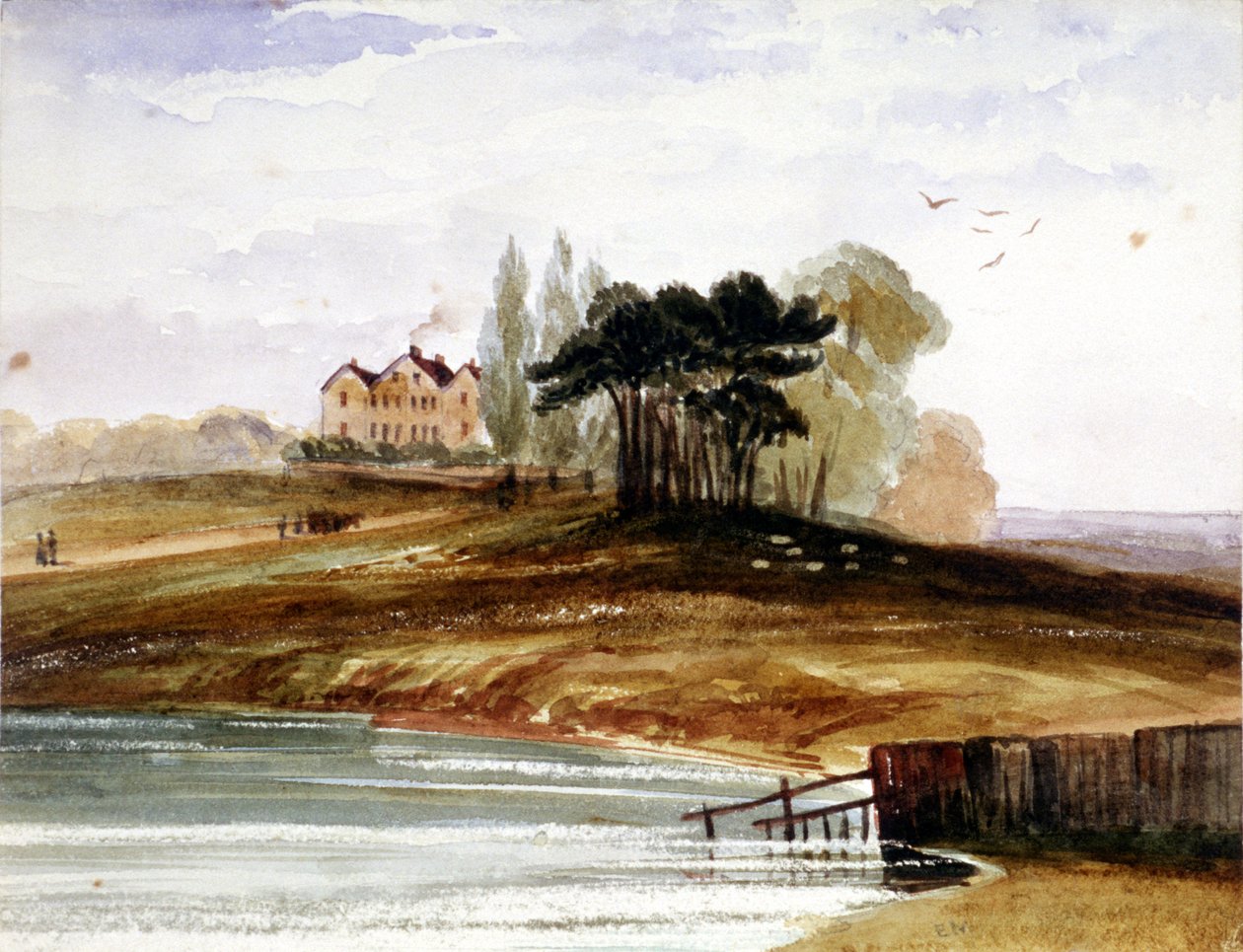 Hampstead Heath, Hampstead, London, 1836 alkotó: Edmund Marks