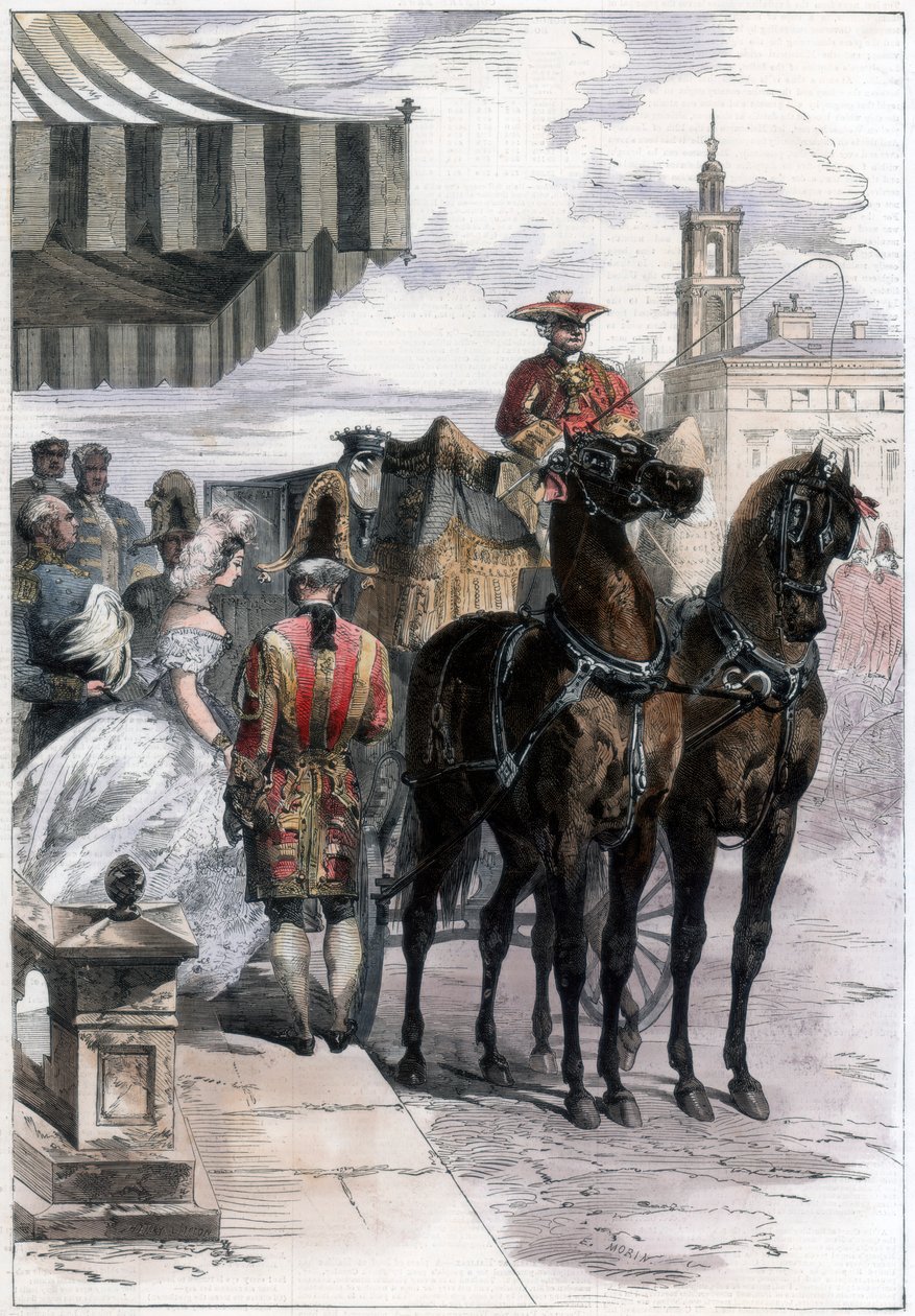 Hölgy a londoni szezonban, 1856. alkotó: Edmund Morin