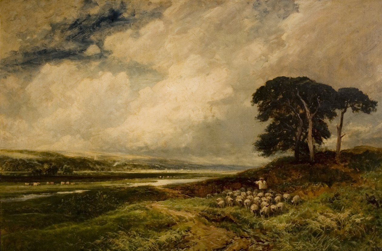 Táj juhokkal, 1899 alkotó: Edmund Morison Wimperis