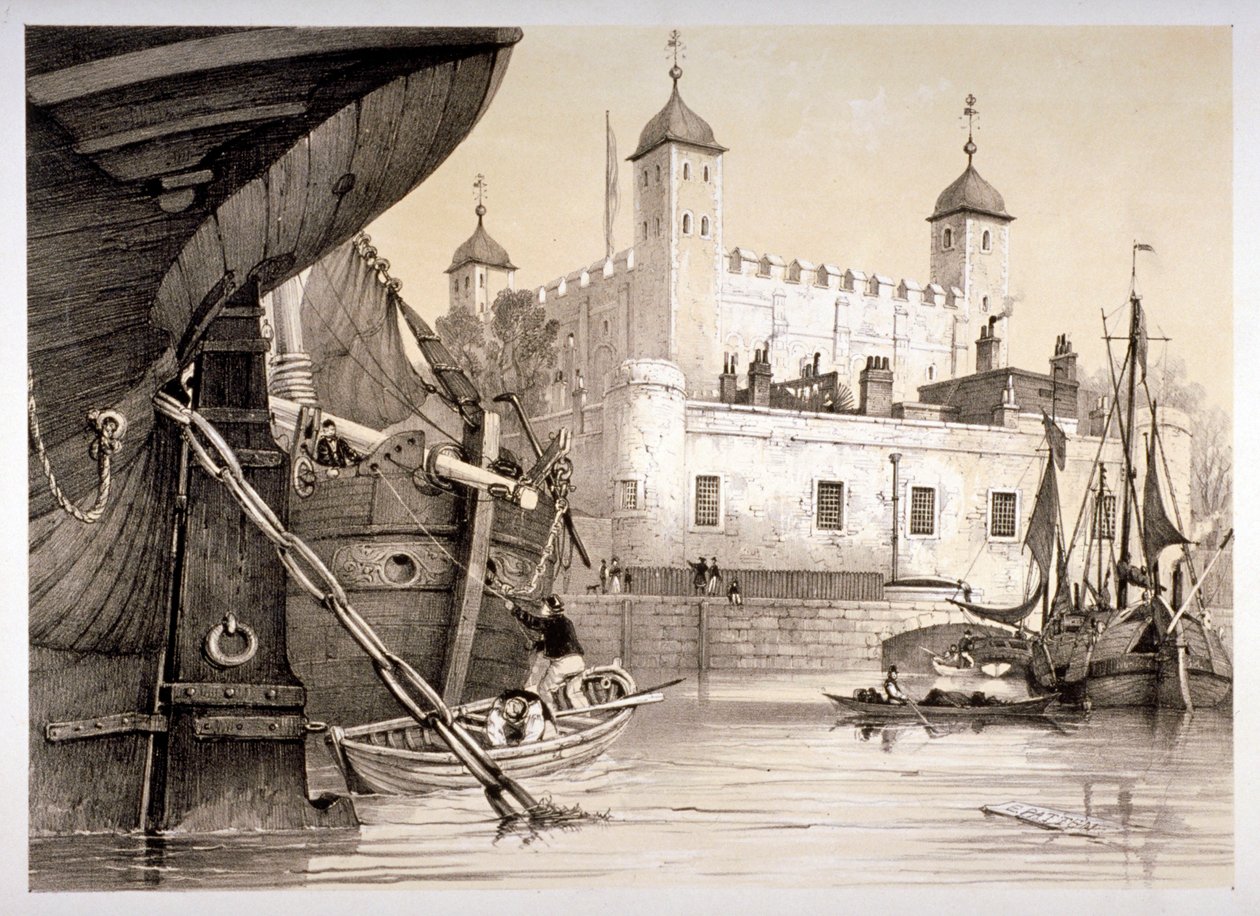 Londoni Tower, 1840 alkotó: Edmund Patten