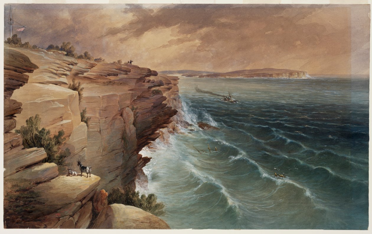 Port Jackson bejárata alkotó: Edmund Thomas