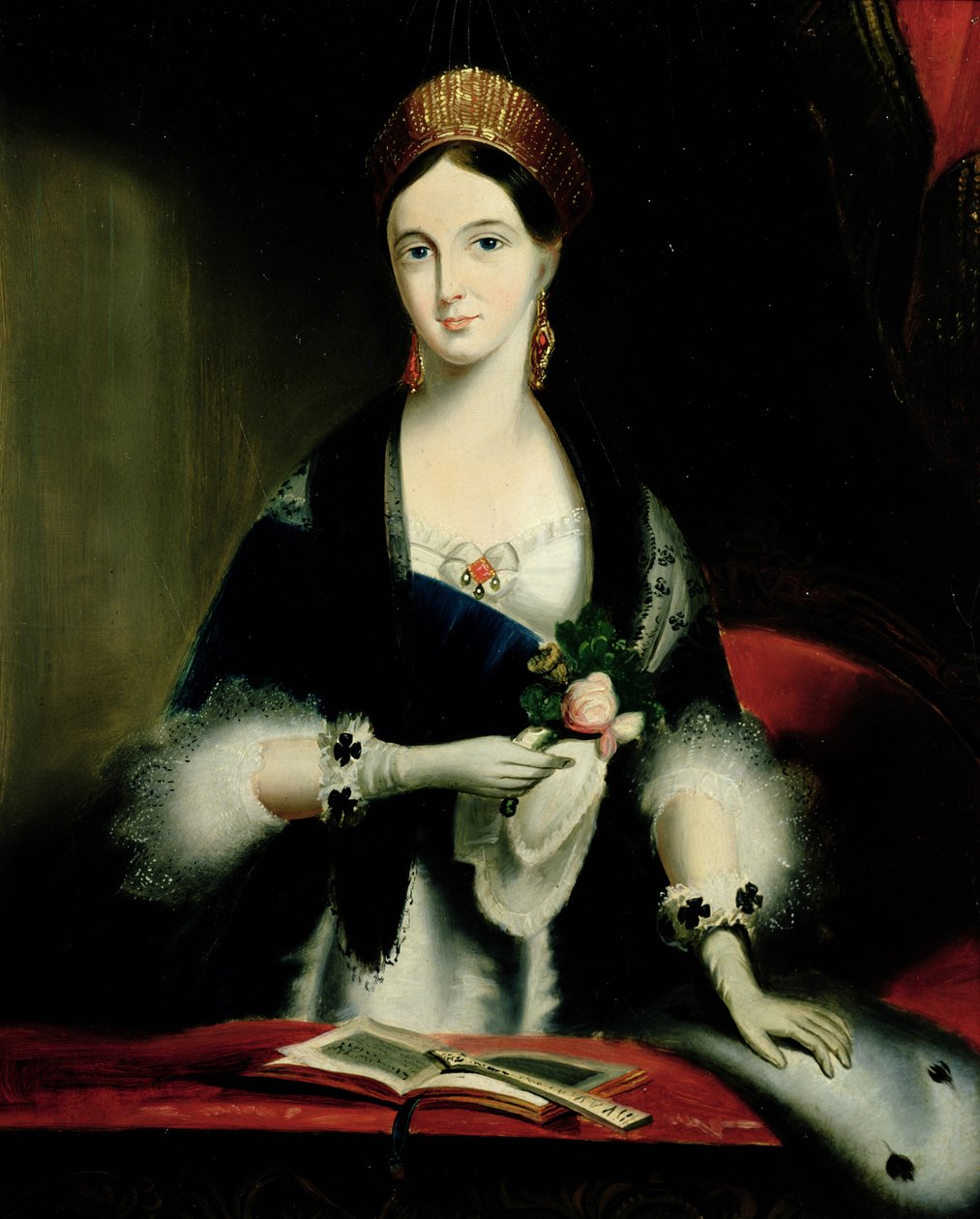 Viktória királynő a Drury Lane Színházban alkotó: Edmund Thomas Parris