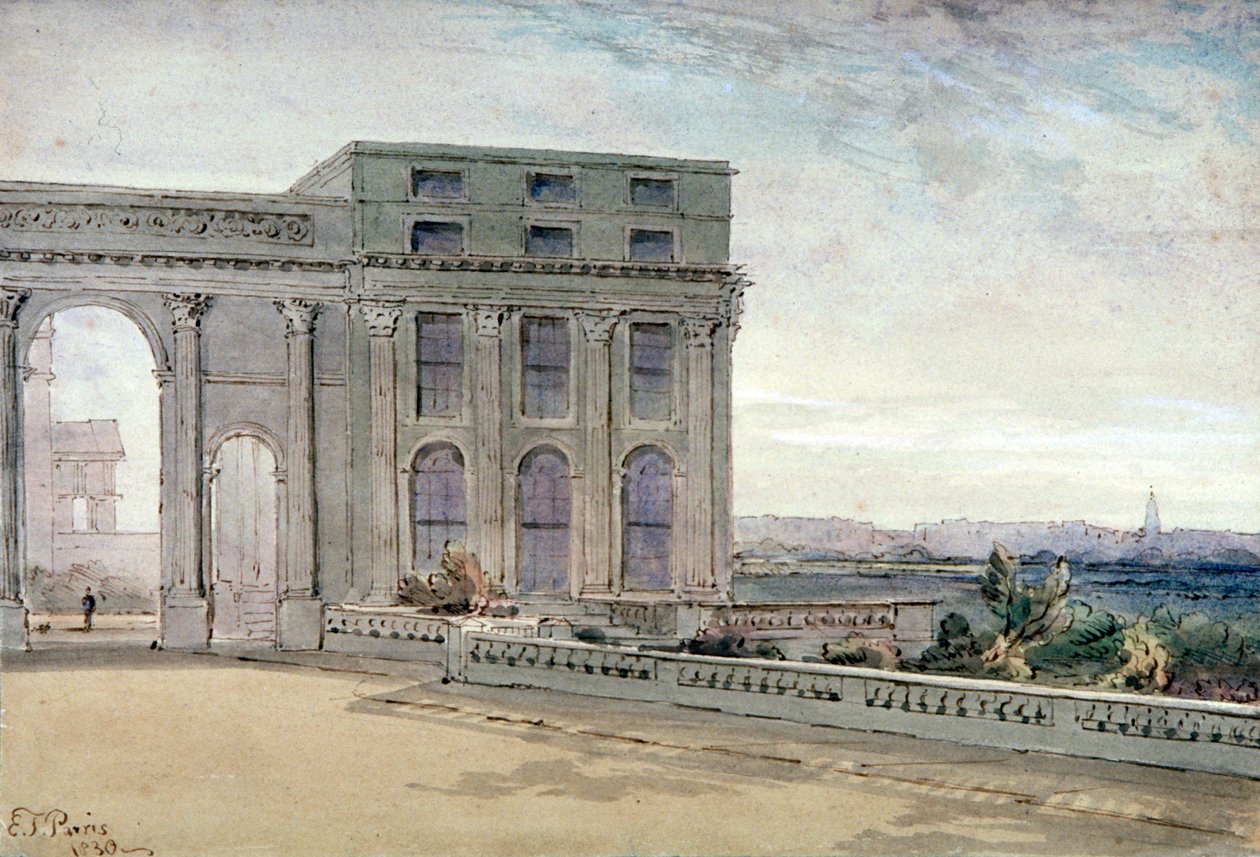 Kilátás a Chester Terrace-re, a Regent