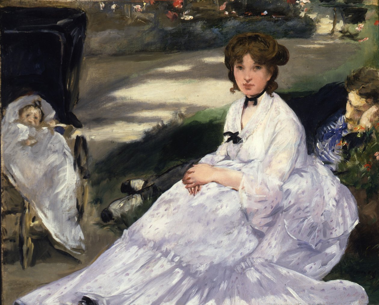 A kertben, 1870 alkotó: Édouard Manet