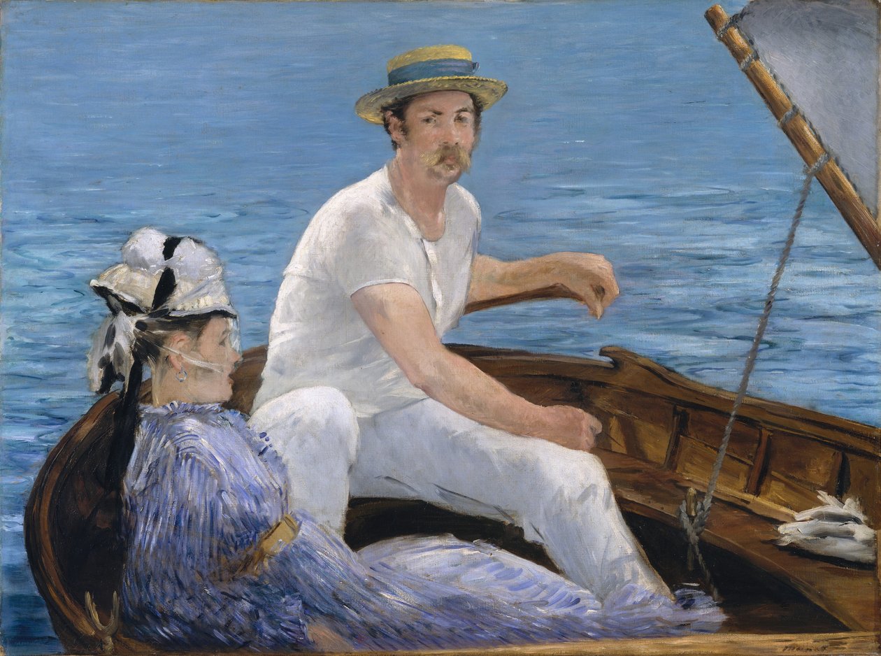 Csónakázás, 1874 (Olaj, vászon) alkotó: Édouard Manet