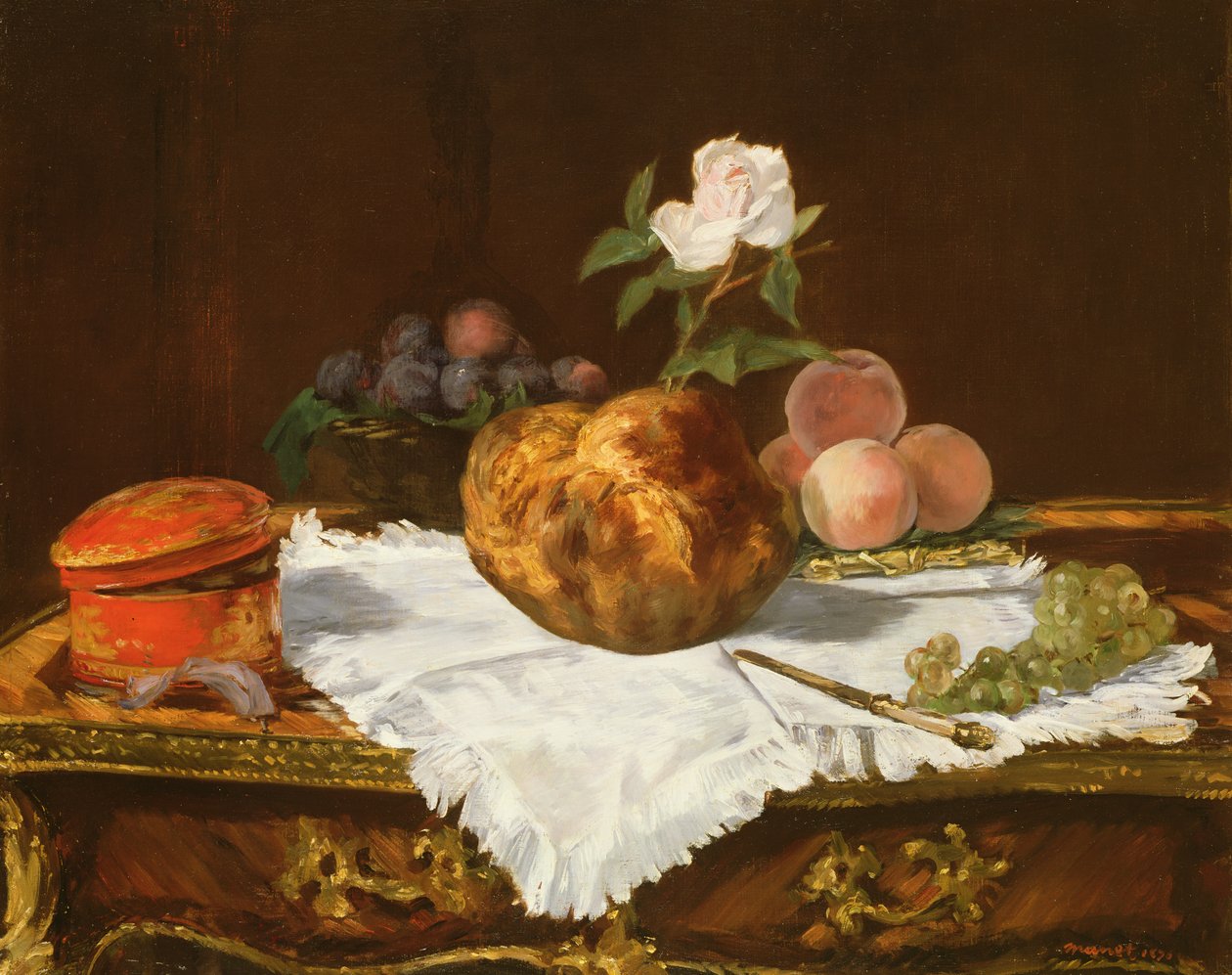 La Brioche, 1870 alkotó: Édouard Manet
