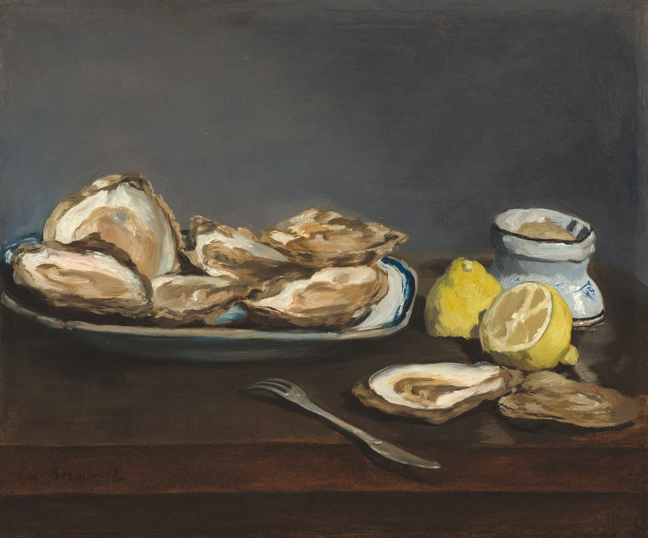 Osztriga, 1862 alkotó: Édouard Manet
