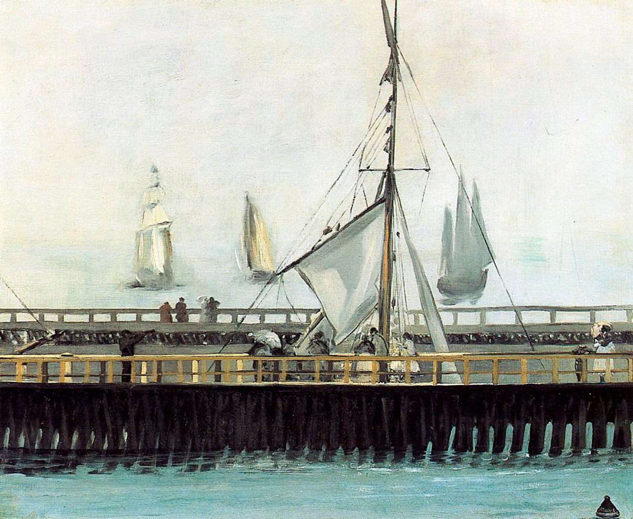 A boulogne-i móló, 1869 alkotó: Édouard Manet