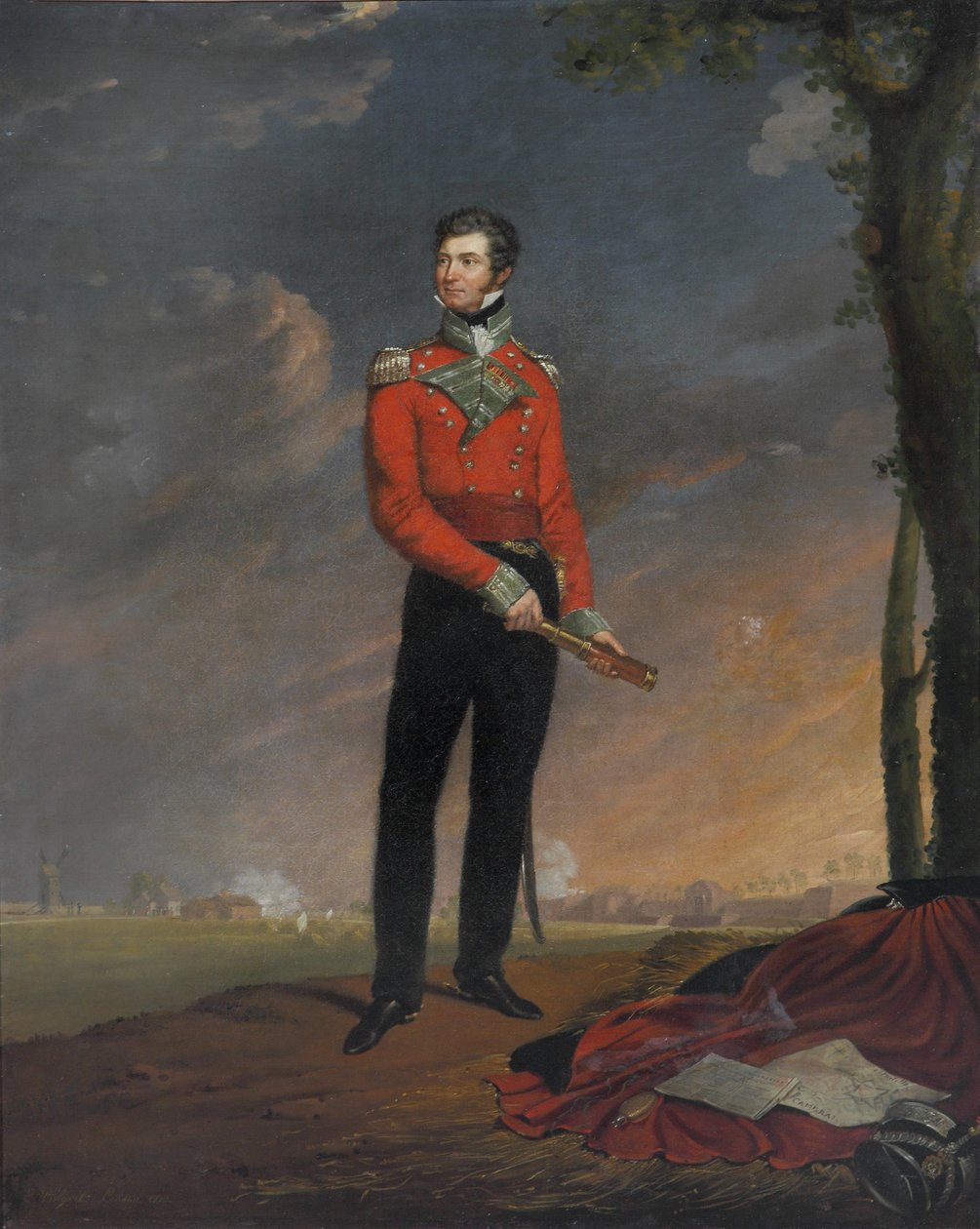 Sir Neil Campbell őrnagy, 1819 alkotó: Edouard Pingret