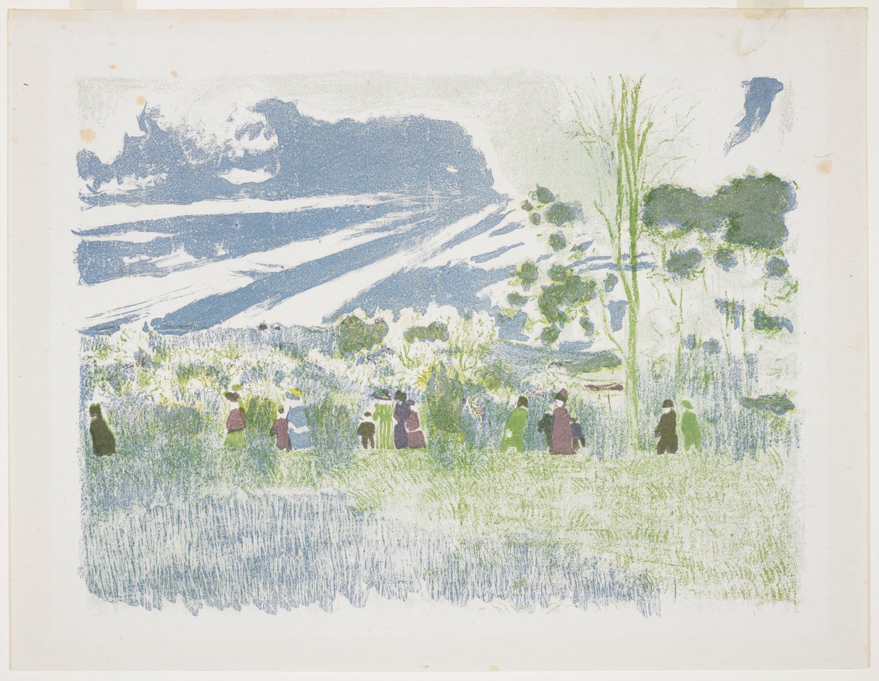 Mezőkön át, 1899 alkotó: Edouard Vuillard