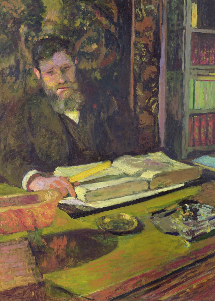 Arthur Fontaine (1860-1931) 1906 körül (olaj a kártyán) alkotó: Edouard Vuillard