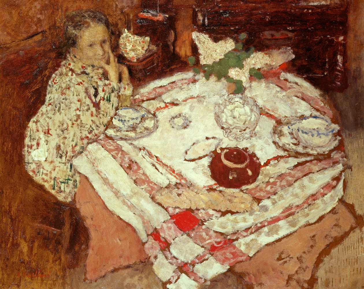 Reggeli, 1902 körül alkotó: Edouard Vuillard