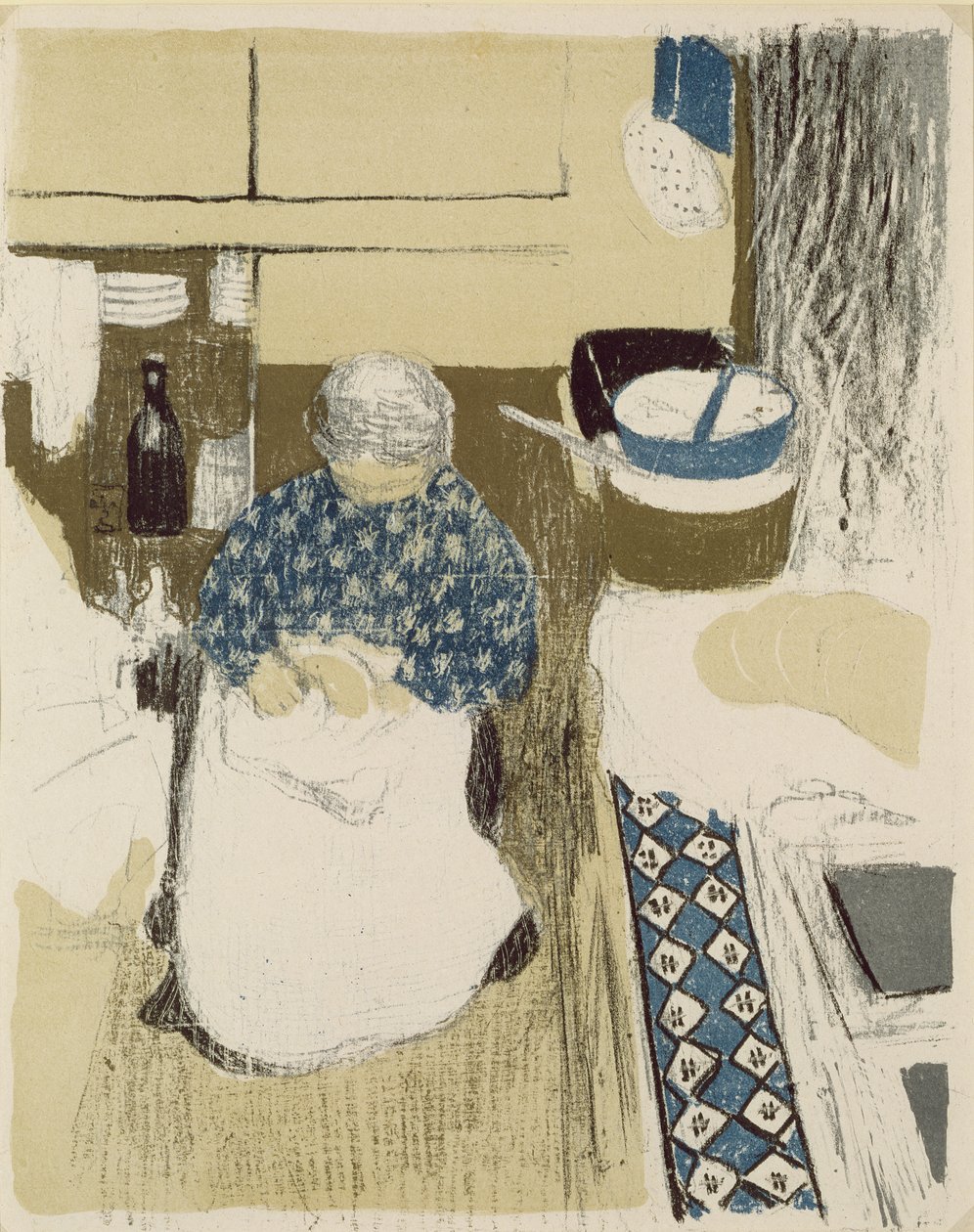 A szakács a Paysages et Interieurs 1899-ben megjelent könyvéből alkotó: Edouard Vuillard