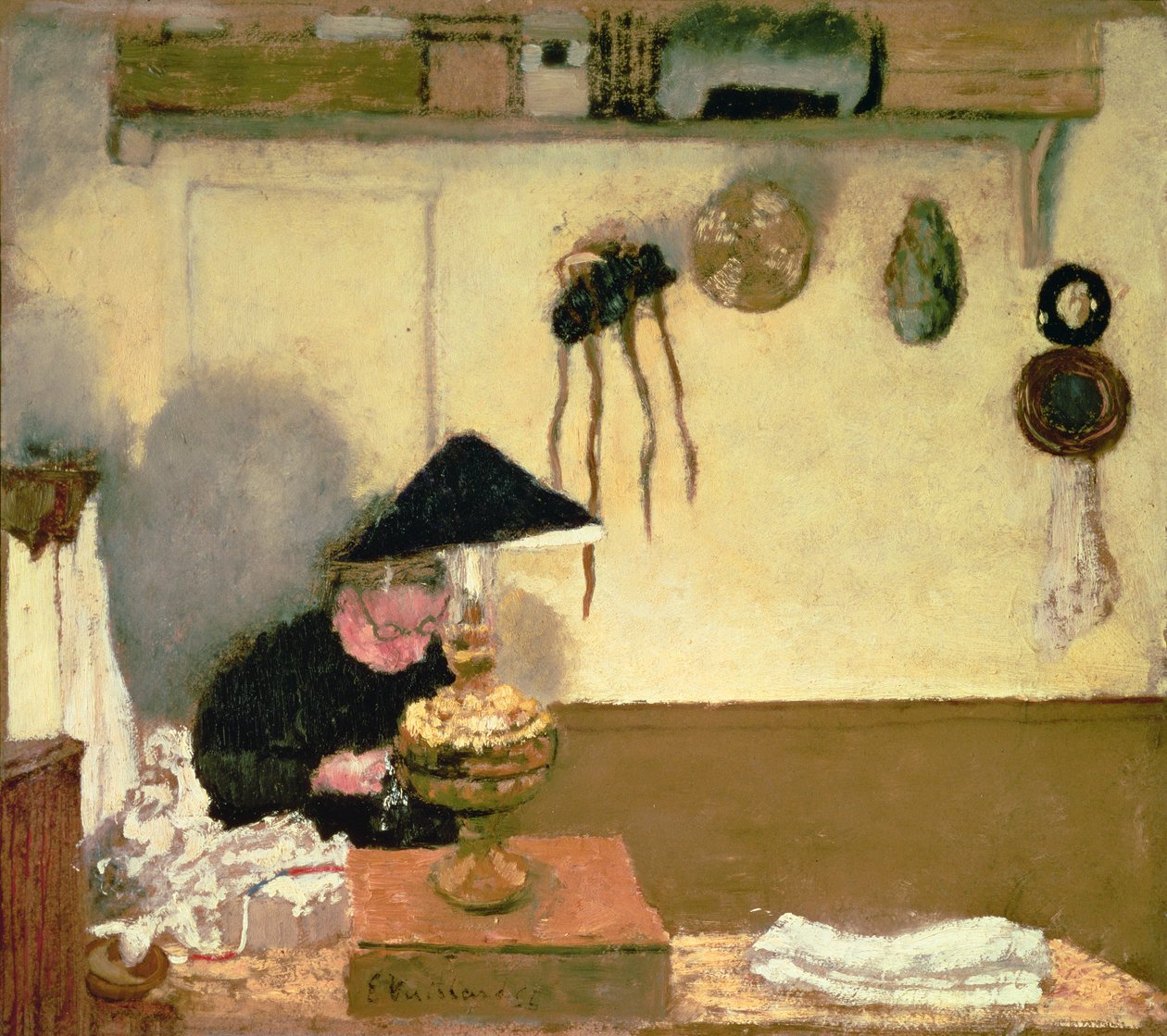 Madame Vuillard varrás alkotó: Edouard Vuillard