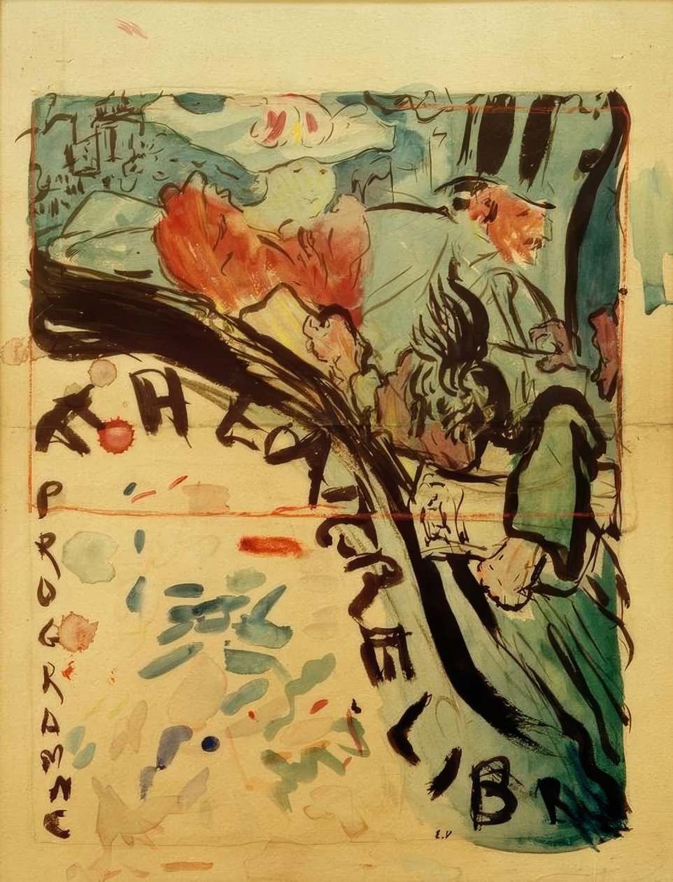 A Szabad Színház programprojektje alkotó: Edouard Vuillard