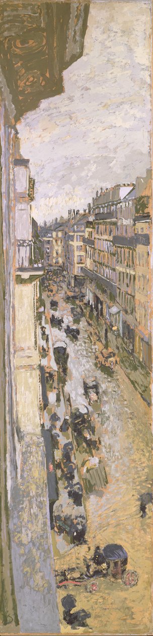 Párizs utcái, 1908 körül alkotó: Edouard Vuillard