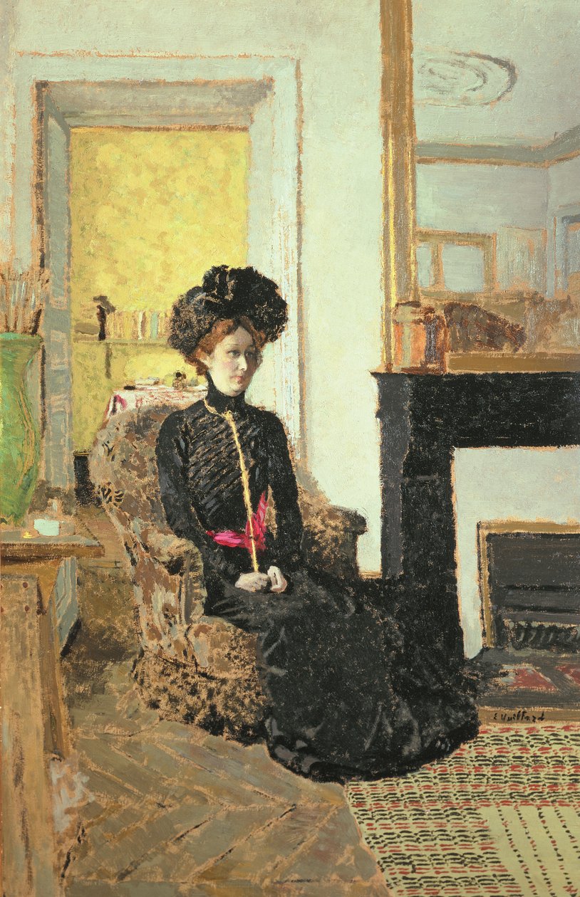 Ülő nő, 1901 (olaj) alkotó: Edouard Vuillard