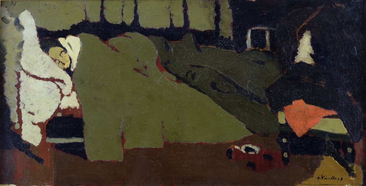 Alvás, 1891 körül alkotó: Edouard Vuillard