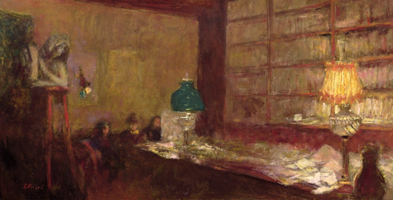 A zöld lámpa, 1898 körül alkotó: Edouard Vuillard