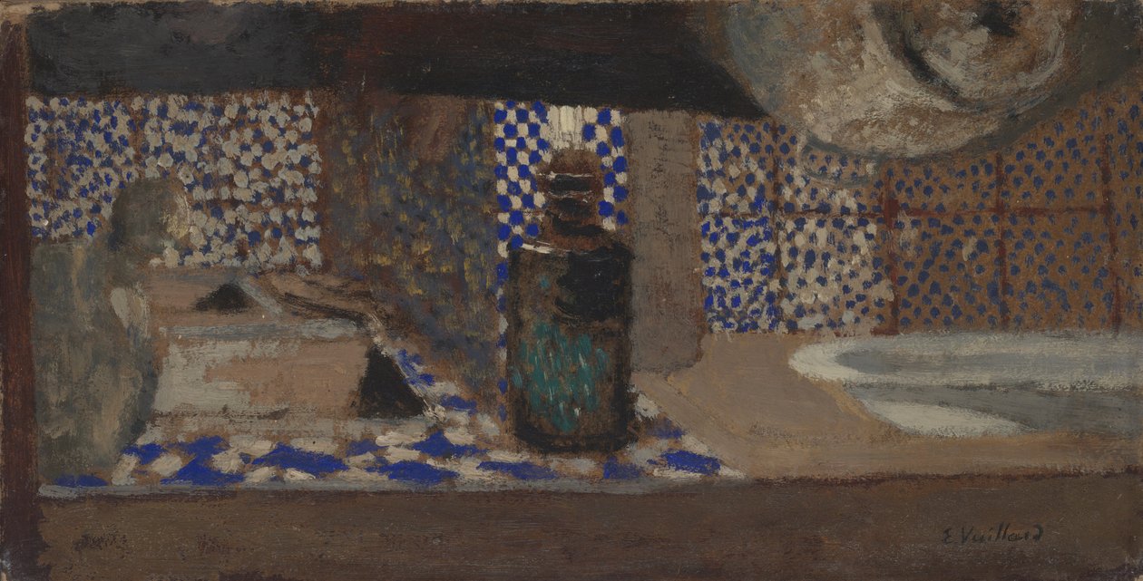 A konyha, 1891-92 (olaj, karton) alkotó: Edouard Vuillard