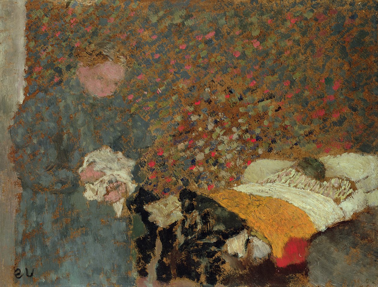 A beteg gyermek, 1892 körül alkotó: Edouard Vuillard