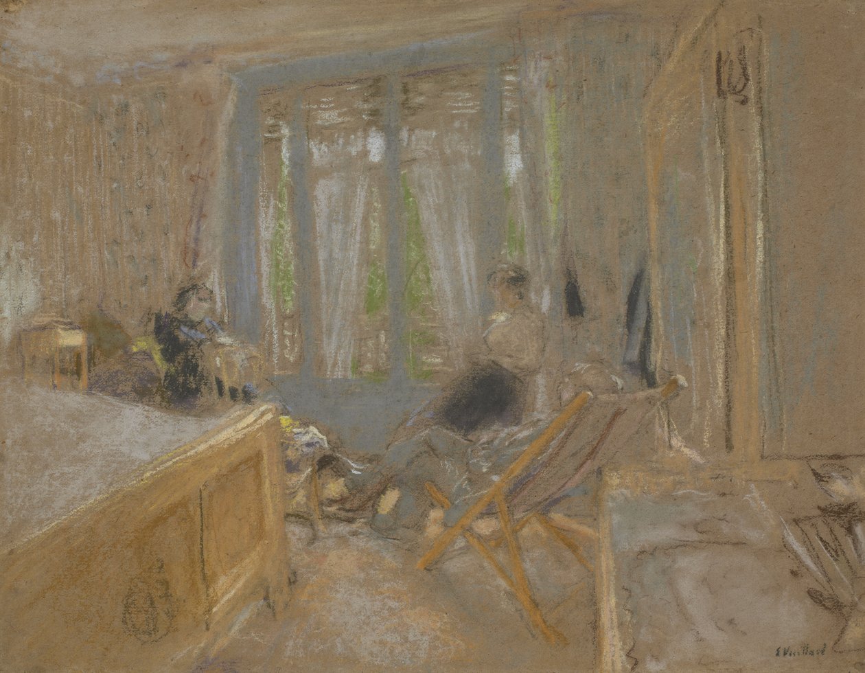 A Vuillard család a Closerie des Genêtsben, 1921-24 alkotó: Edouard Vuillard