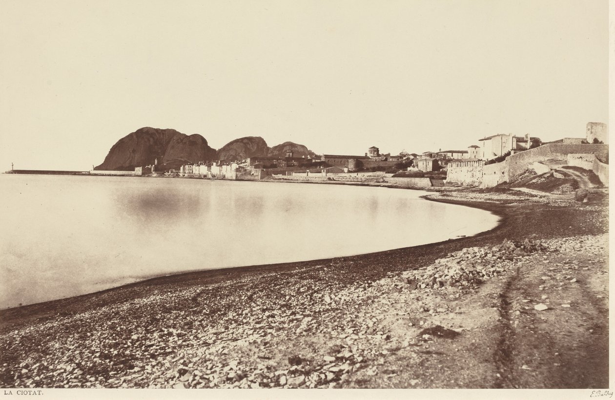 La Ciotat, 1860 körül (fotó) alkotó: Edouard-Denis Baldus