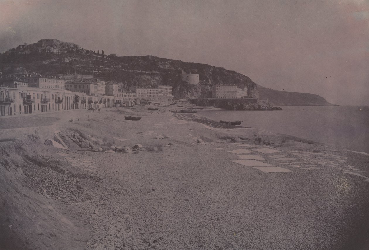 Les Ponchettes Nizzában, 1855 körül (fotó) alkotó: Edouard-Denis Baldus
