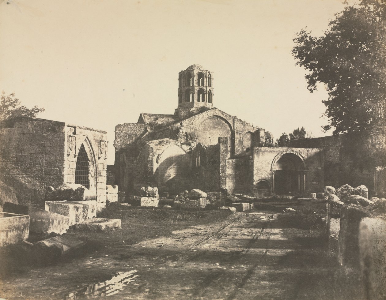 Saint-Honorat, Arles közelében alkotó: Edouard Denis Baldus