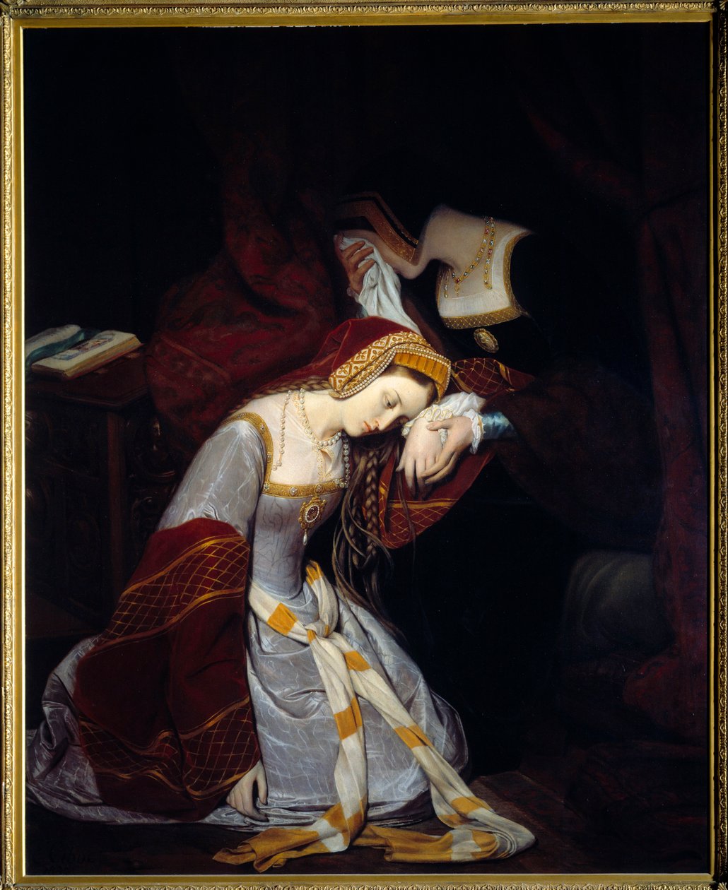 Anne Boleyn a londoni Towerben (1536) alkotó: Edouard (1799 1877) Cibot