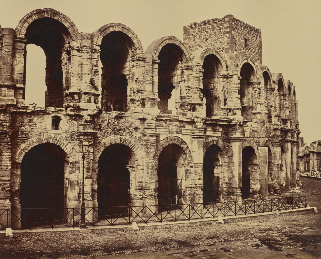 Arles. Amfiteátrum alkotó: Édouard Baldus