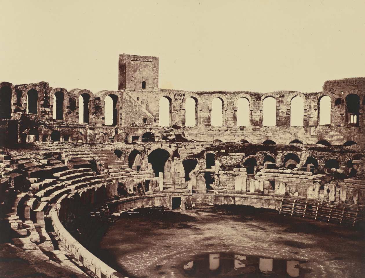 Arles. Amfiteátrum alkotó: Édouard Baldus