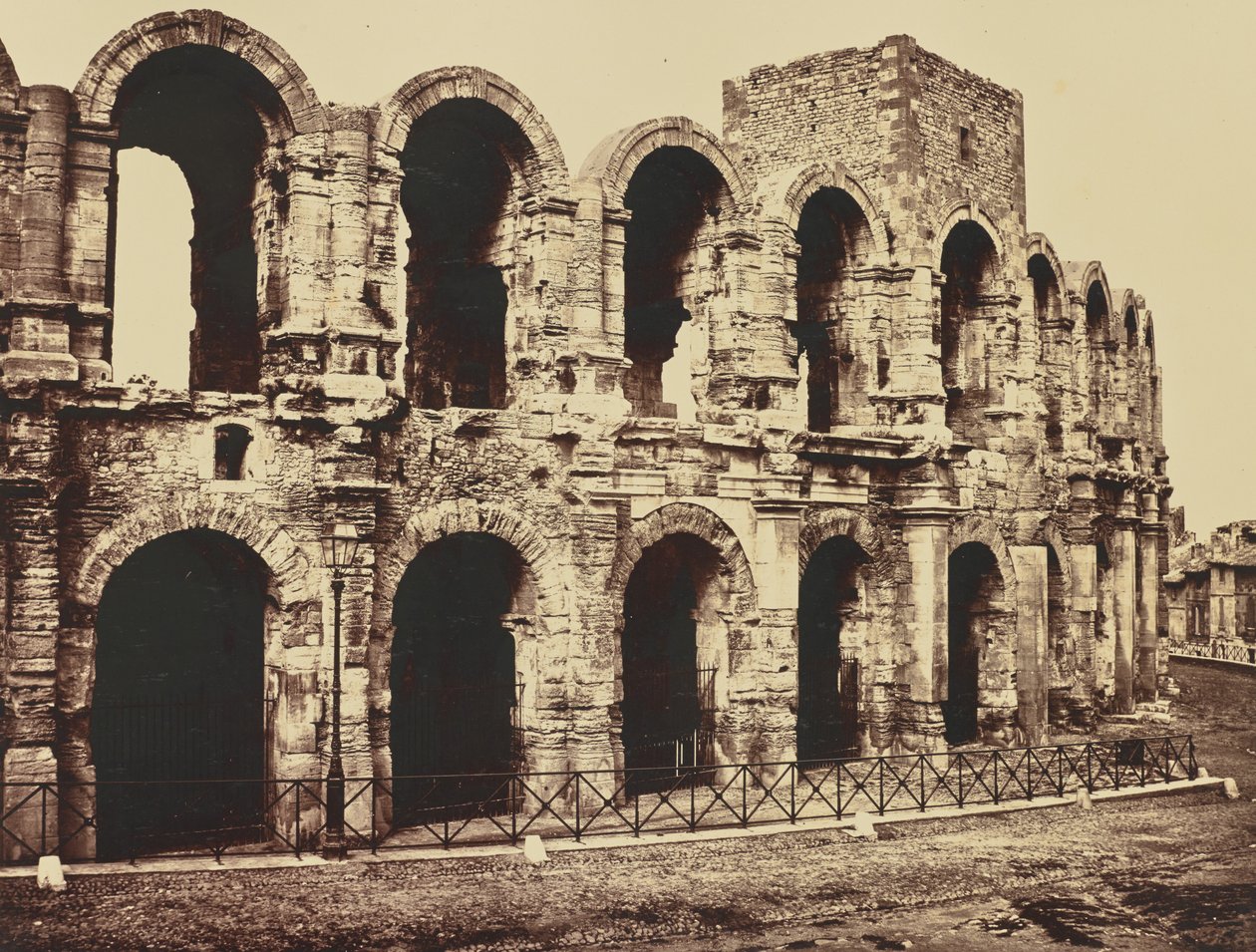 Arles. Amfiteátrum alkotó: Édouard Baldus
