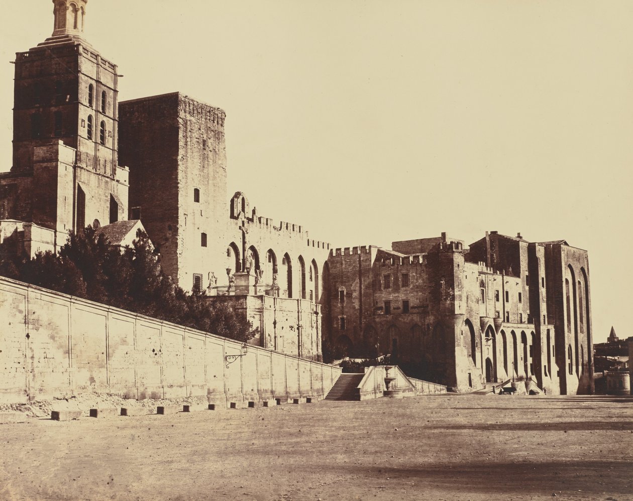 Avignon. Pápai palota alkotó: Édouard Baldus