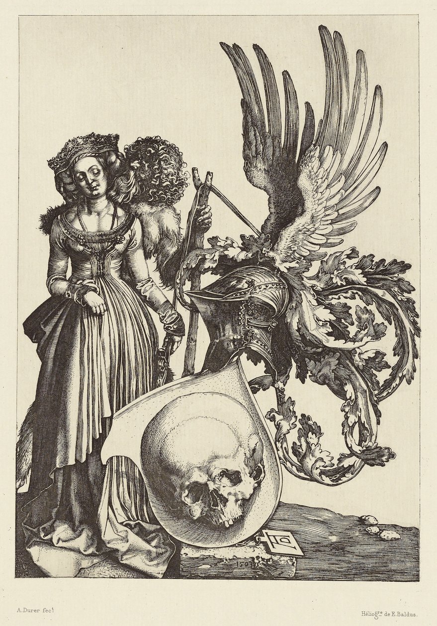 [Albrecht Dürer koponyás címere] alkotó: Édouard Baldus