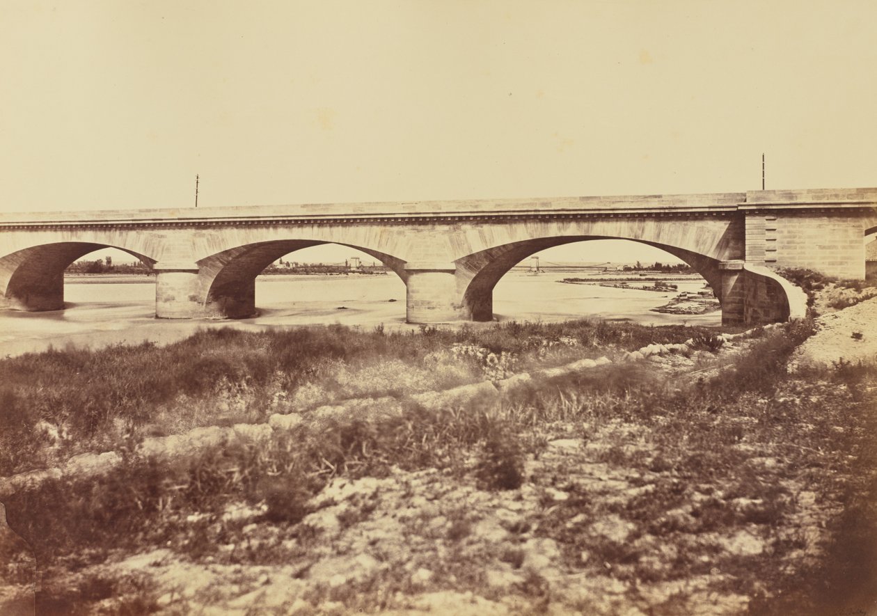Durance. Viadukt alkotó: Édouard Baldus
